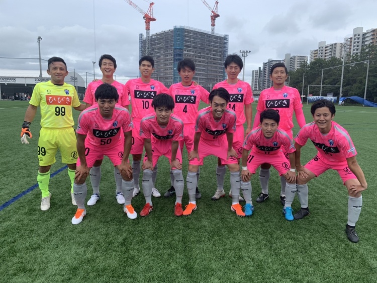 「関東サッカーリーグ2部 後期第1節 vs.Criacao Shinjuku」試合結果